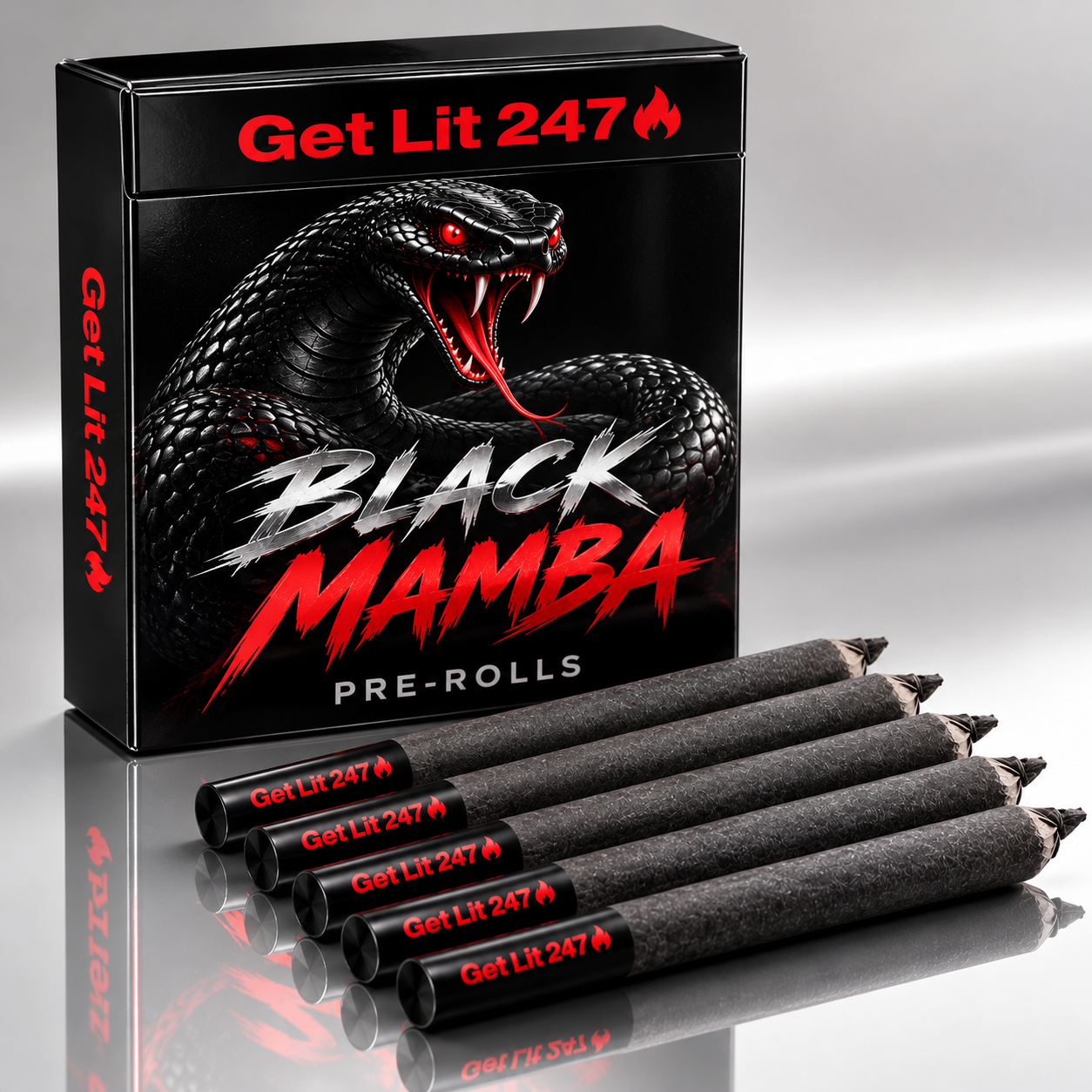 Black Mamba Pre-Rolls Display