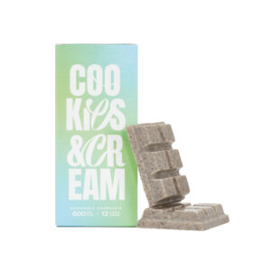 "Premium" Cookies & Cream Chocolate Bar _ 600mgTHC
