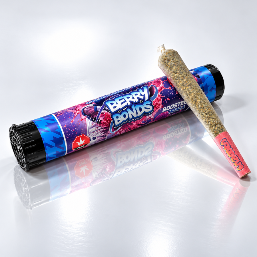 "Berry Bonds" = 1-Gram Infused Pre-roll ( INDICA )