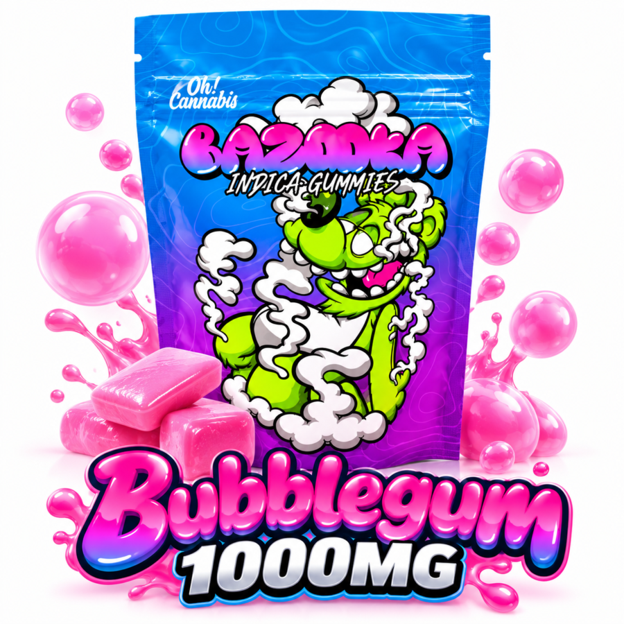 Bazooka – Bubblegum Bottles 1000MG