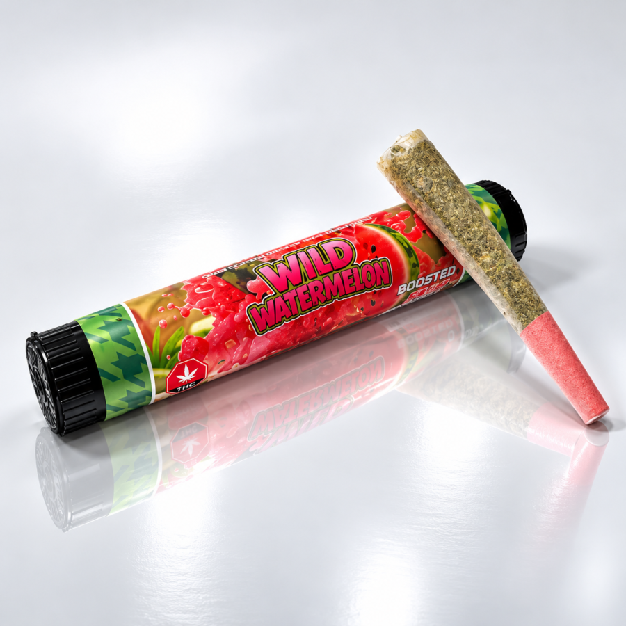 "Wild Watermelon " = 1-Gram Infused Pre-roll ( SATIVA )